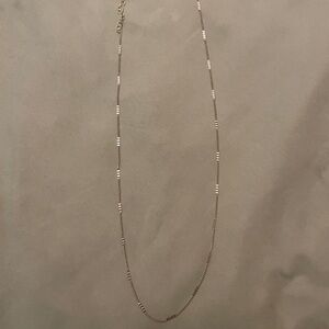 Minimalist Gold Bar Chain Necklace